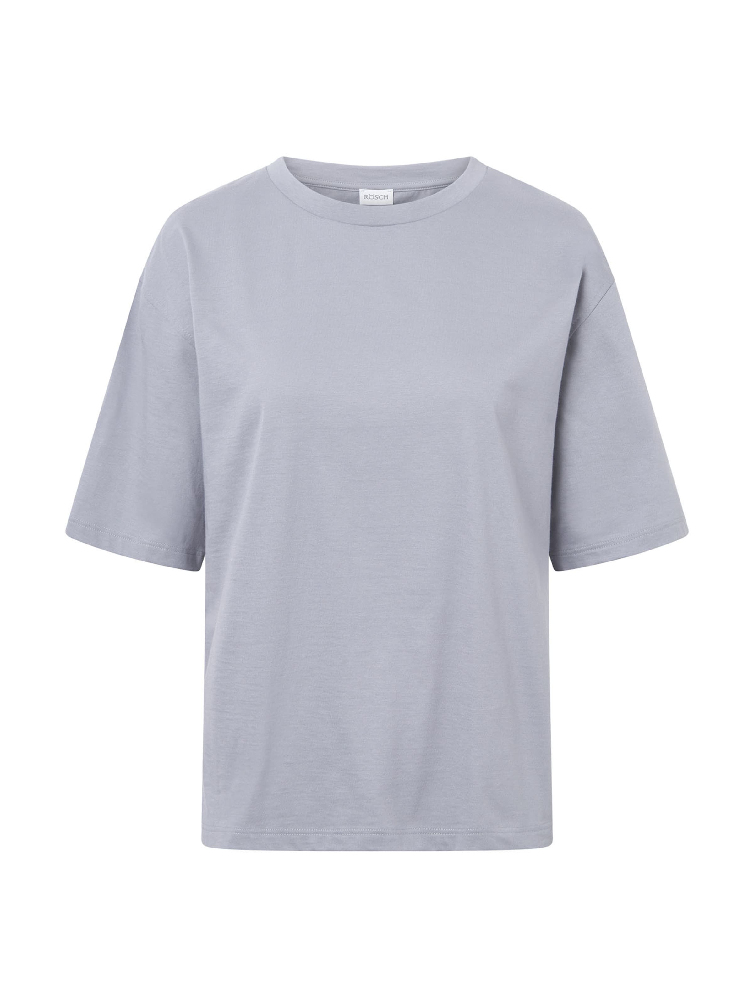 Chemise de nuit ' Basic ' Rösch en gris : devant