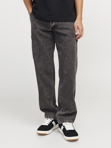 JACK & JONES Loose fit Jeans 'JJIEddie JJCarpenter' in Black: front