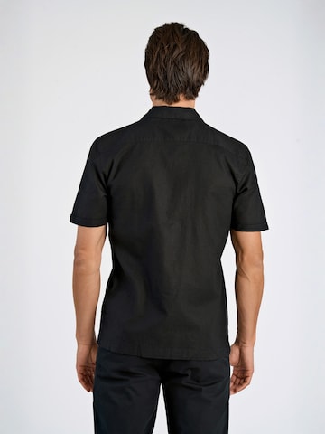 Lindbergh Regular fit Overhemd in Zwart