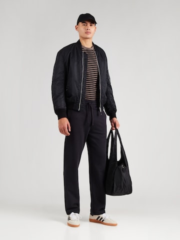 TOPMAN regular Παντελόνι σε μαύρο