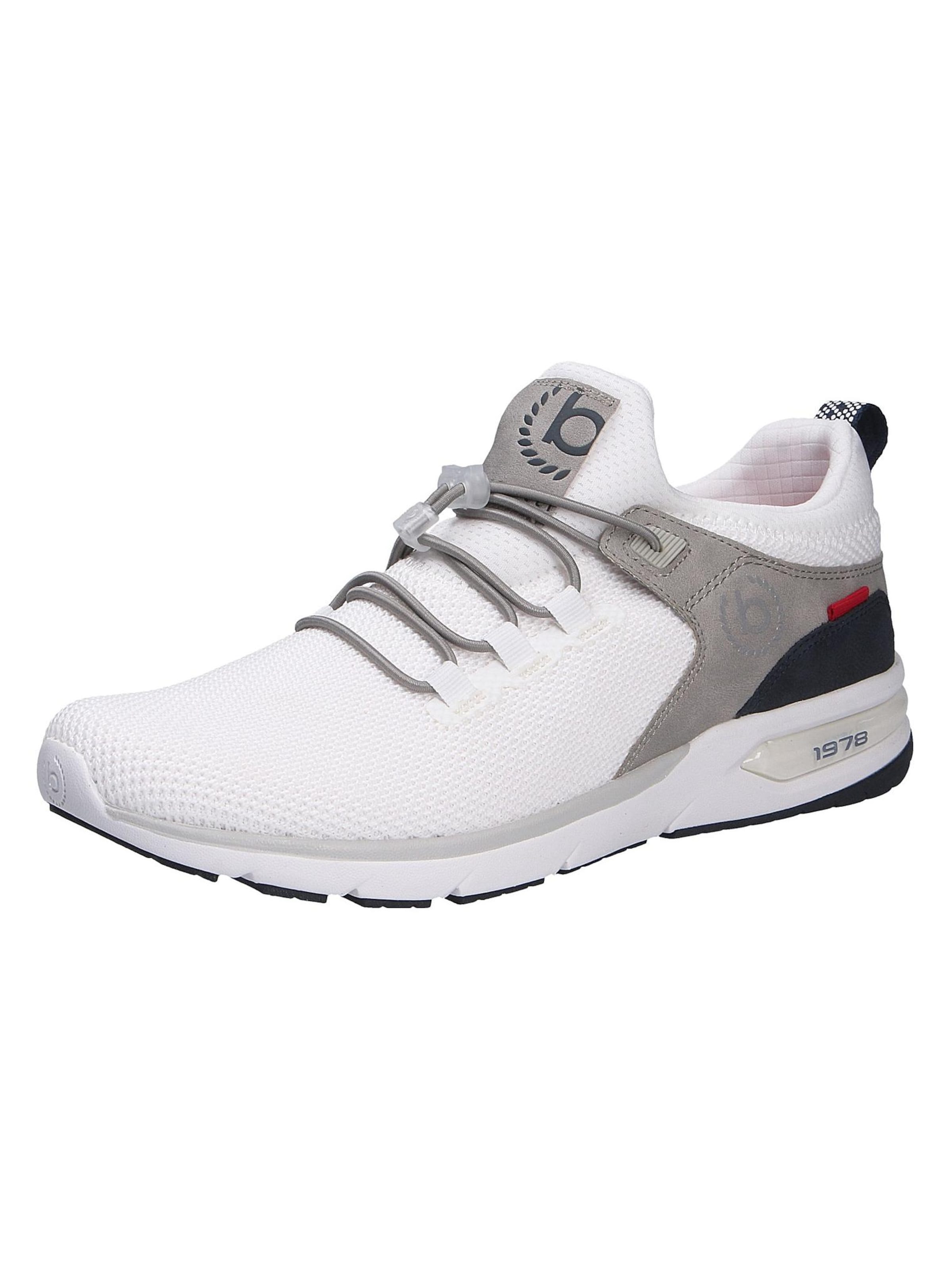 Baskets basses bugatti en blanc : devant