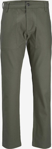 JACK & JONES Regularen Chino hlače 'Royal Workwear' | zelena barva: sprednja stran