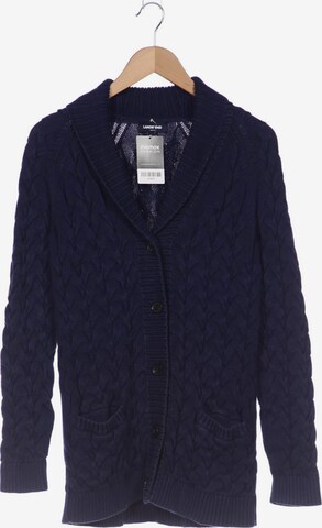 Lands‘ End Sweater & Cardigan in S in Blue: front