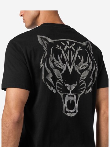 Plein Sport Shirt 'Tiger' in Zwart