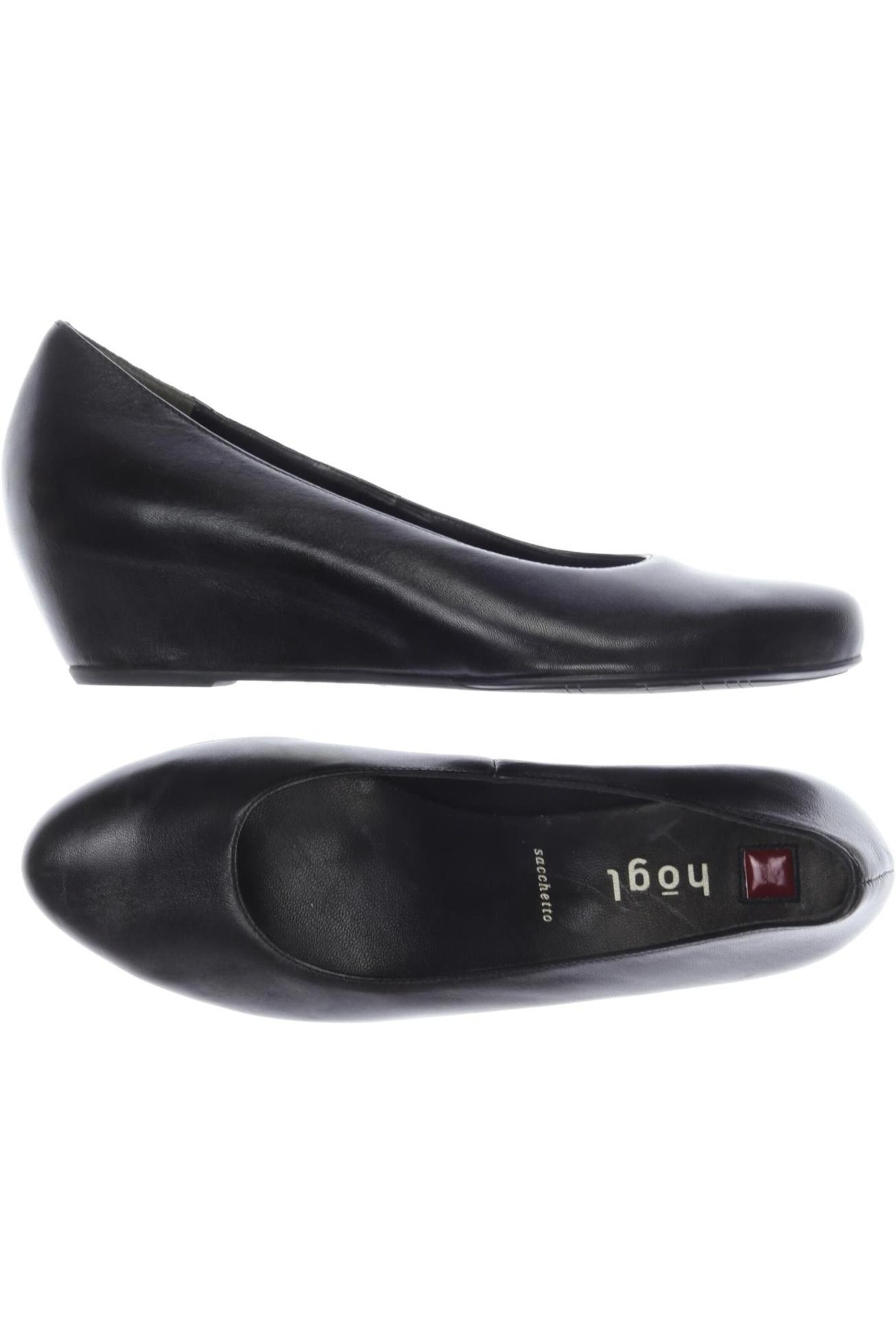 Högl Flats & Loafers in 37,5 in Black: front