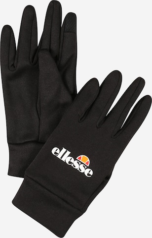 ELLESSE Fingerhandschuhe 'Miltan' in Schwarz: predná strana