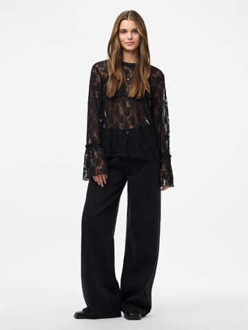 PIECES Bluse 'PCMAITA' i sort