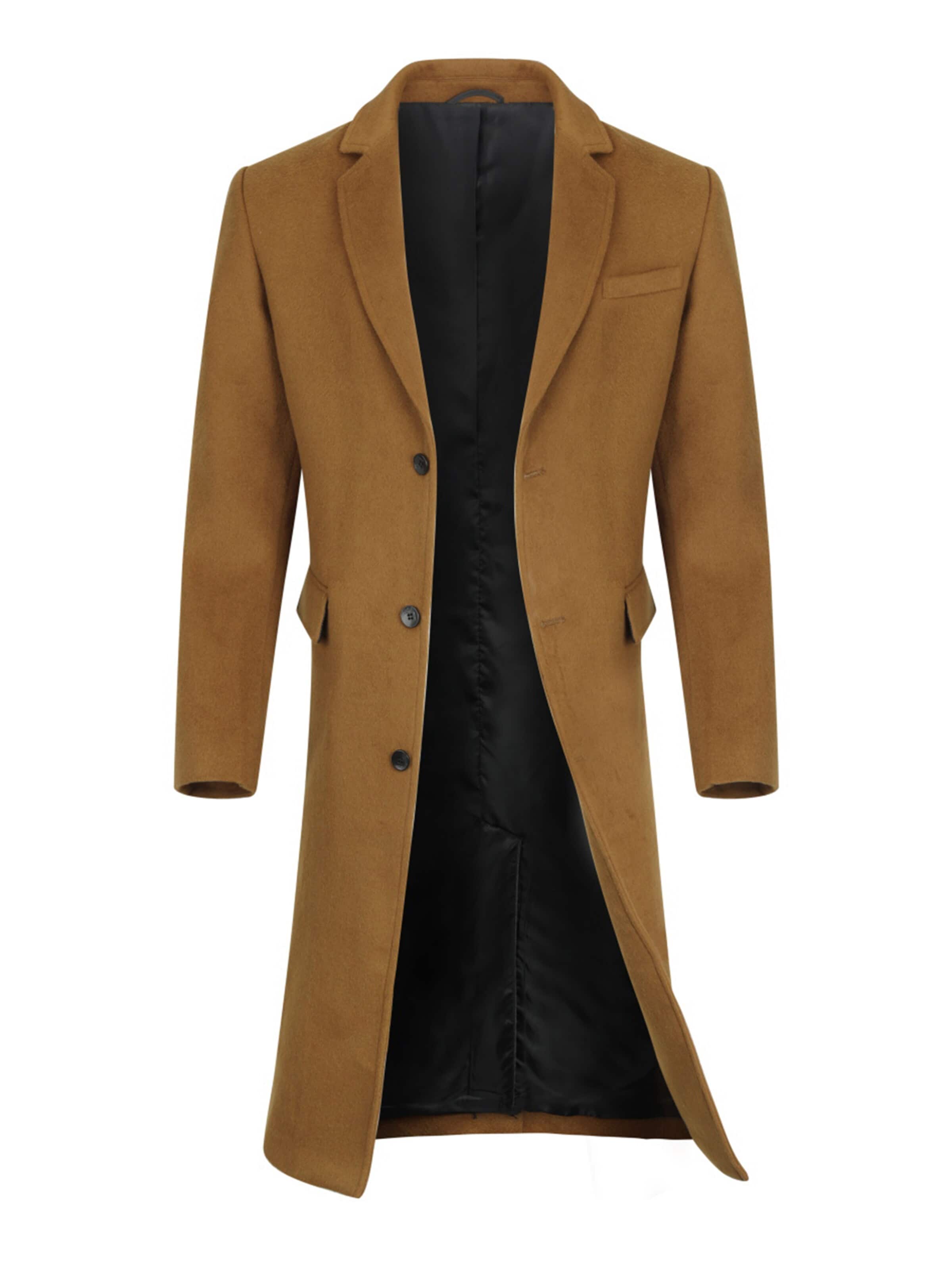 YOUTHUP Winter Coat 'Statur' in Brown