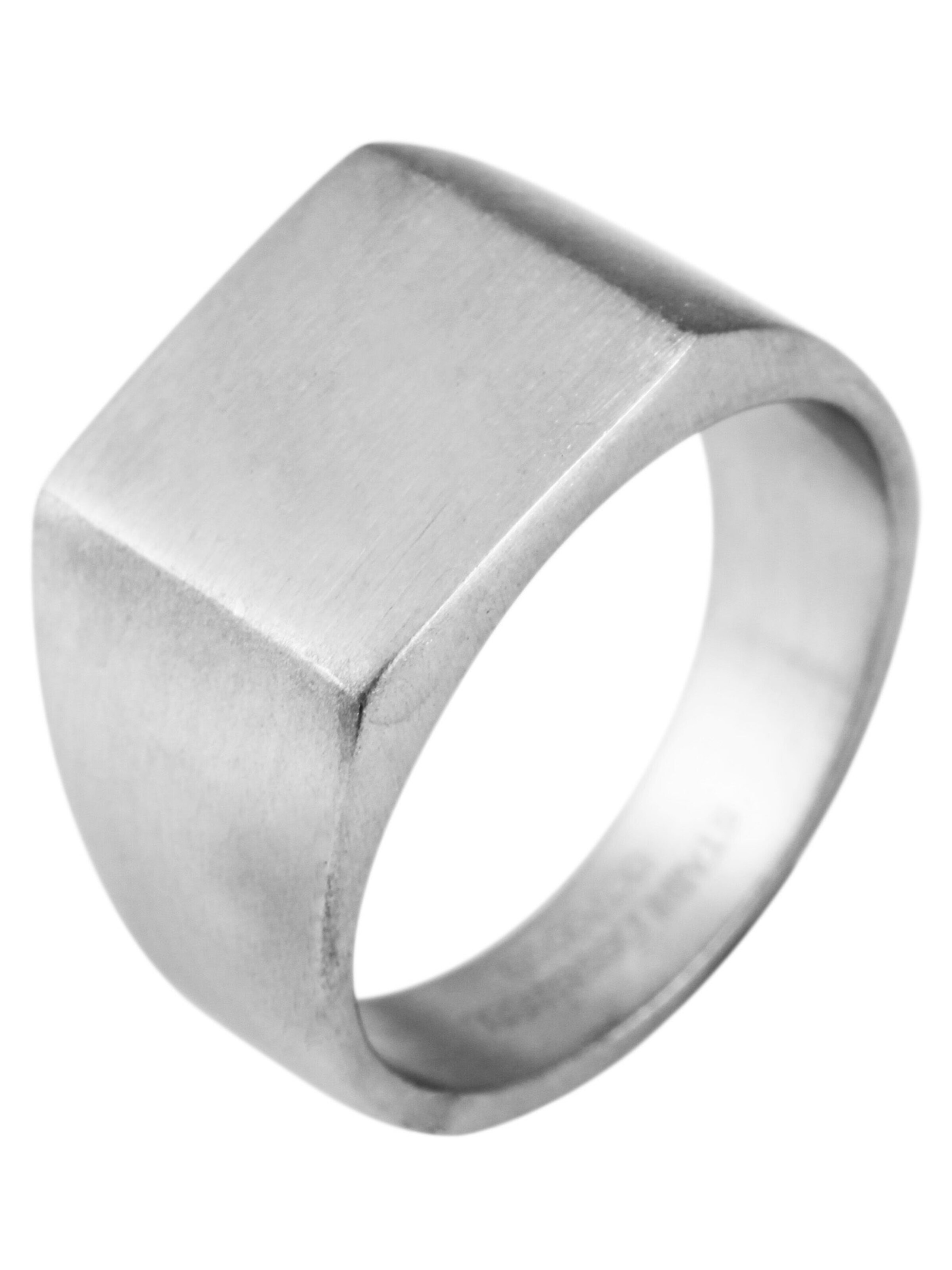 Akzent Ring '"Wrap" Silberfarben Damen Herren - Edelstahl - Schlicht -' in Silver: front