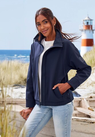 Elbsand Jacke in Blau: Vorderseite
