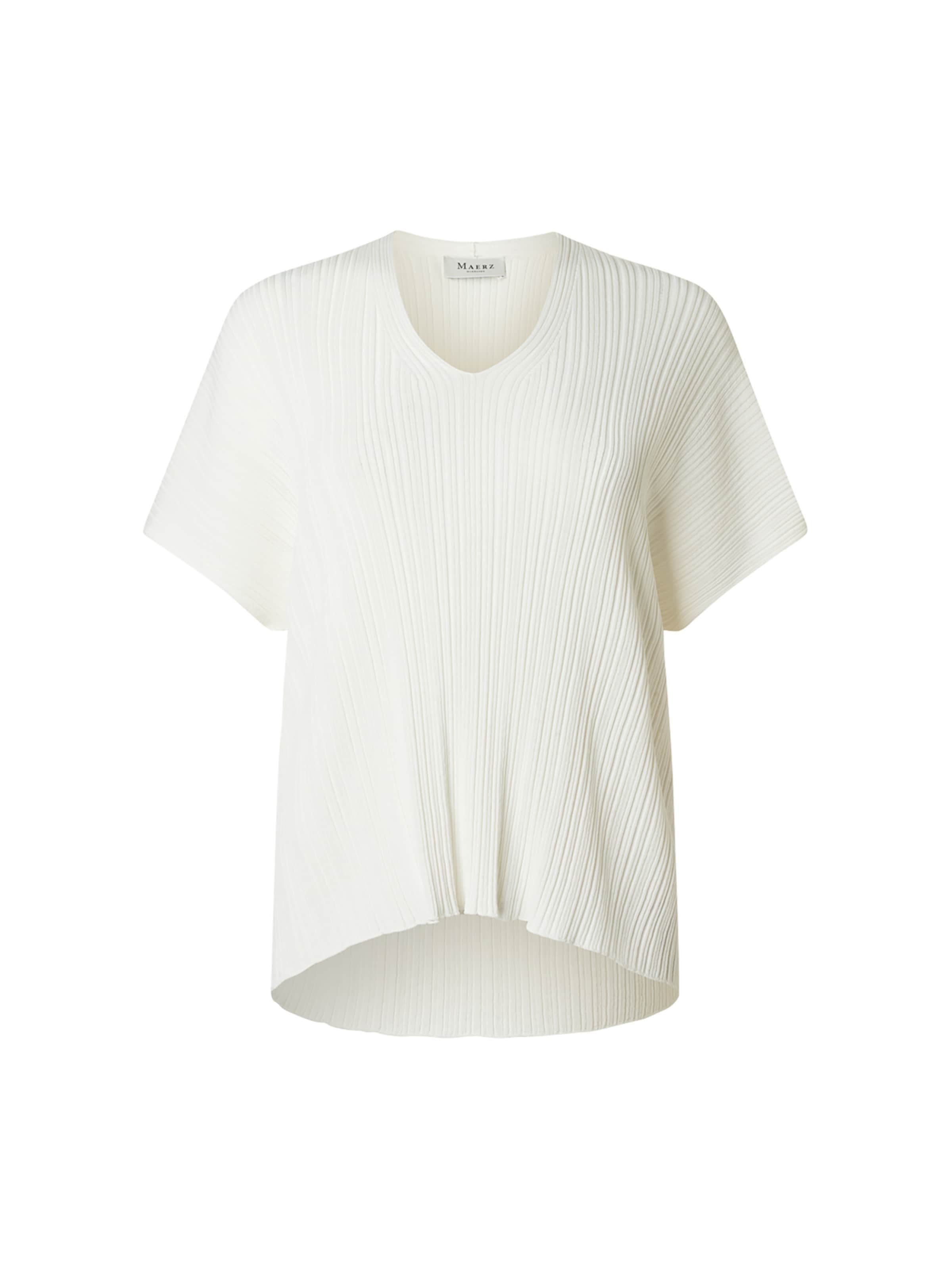 Pull-over MAERZ Muenchen en blanc : devant