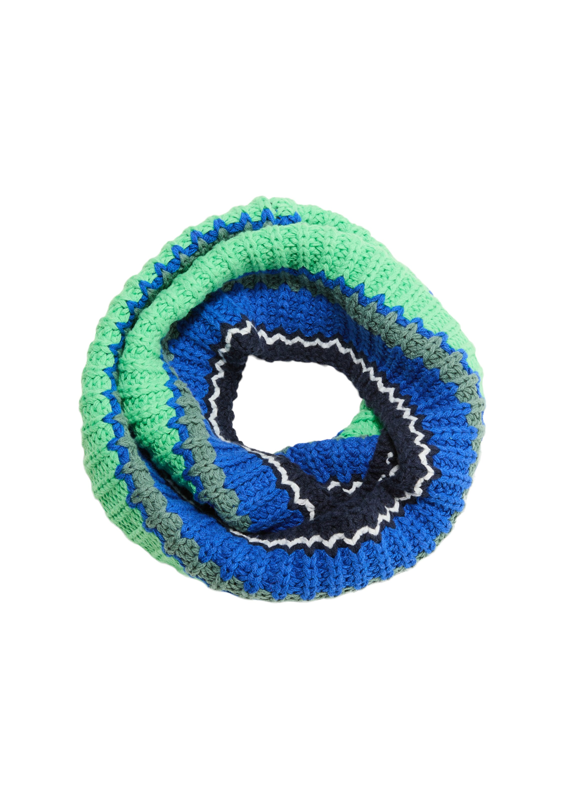 s.Oliver Sjaal in Blauw: voorkant