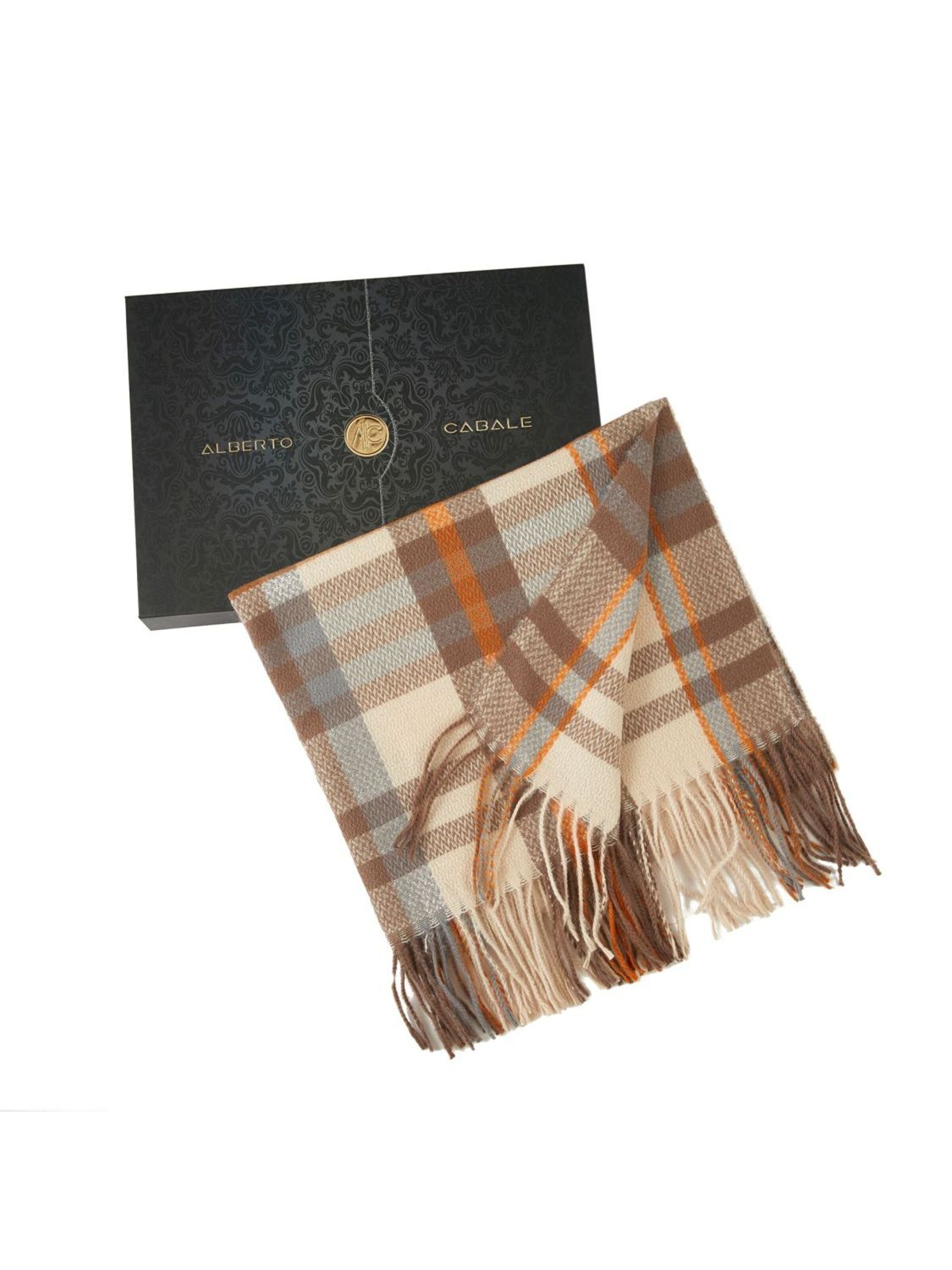 alberto cabale Schal 'VALENTINA' in Beige