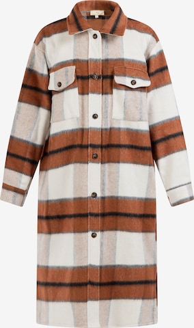 MYMO - Abrigo de entretiempo en marrón: frente