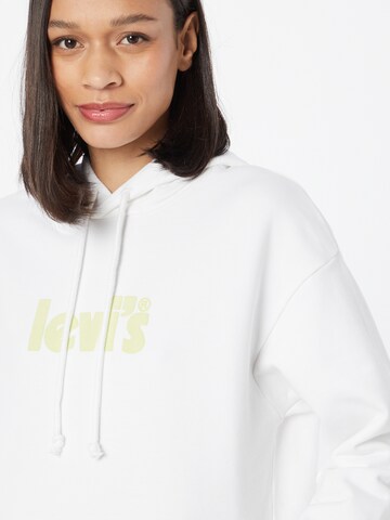 balta LEVI'S ® Megztinis be užsegimo 'Graphic Standard Hoodie'