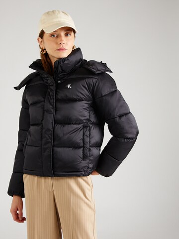 Calvin Klein Jeans Jacke in Schwarz: Vorderseite