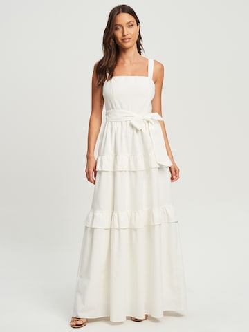 Tussah Φόρεμα 'NATALIA' σε λευκό: μπροστά