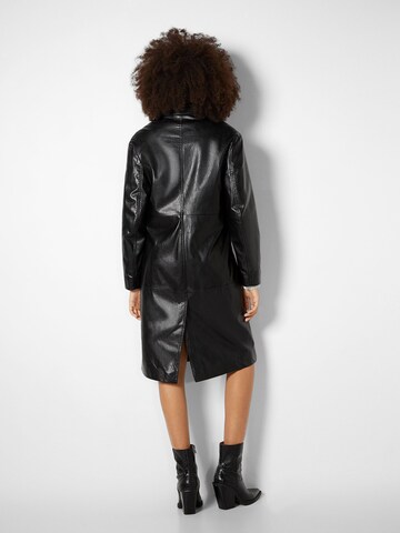 Bershka Between-Seasons Coat in Black