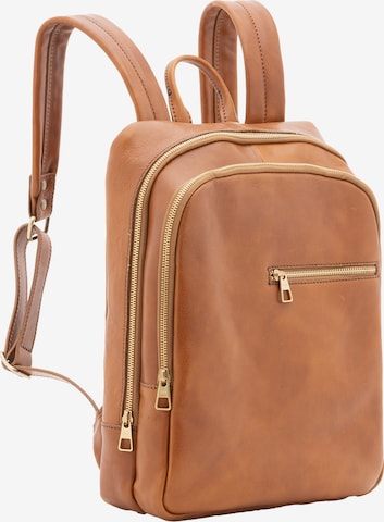 Viola Castellani Rugzak in Bruin: voorkant