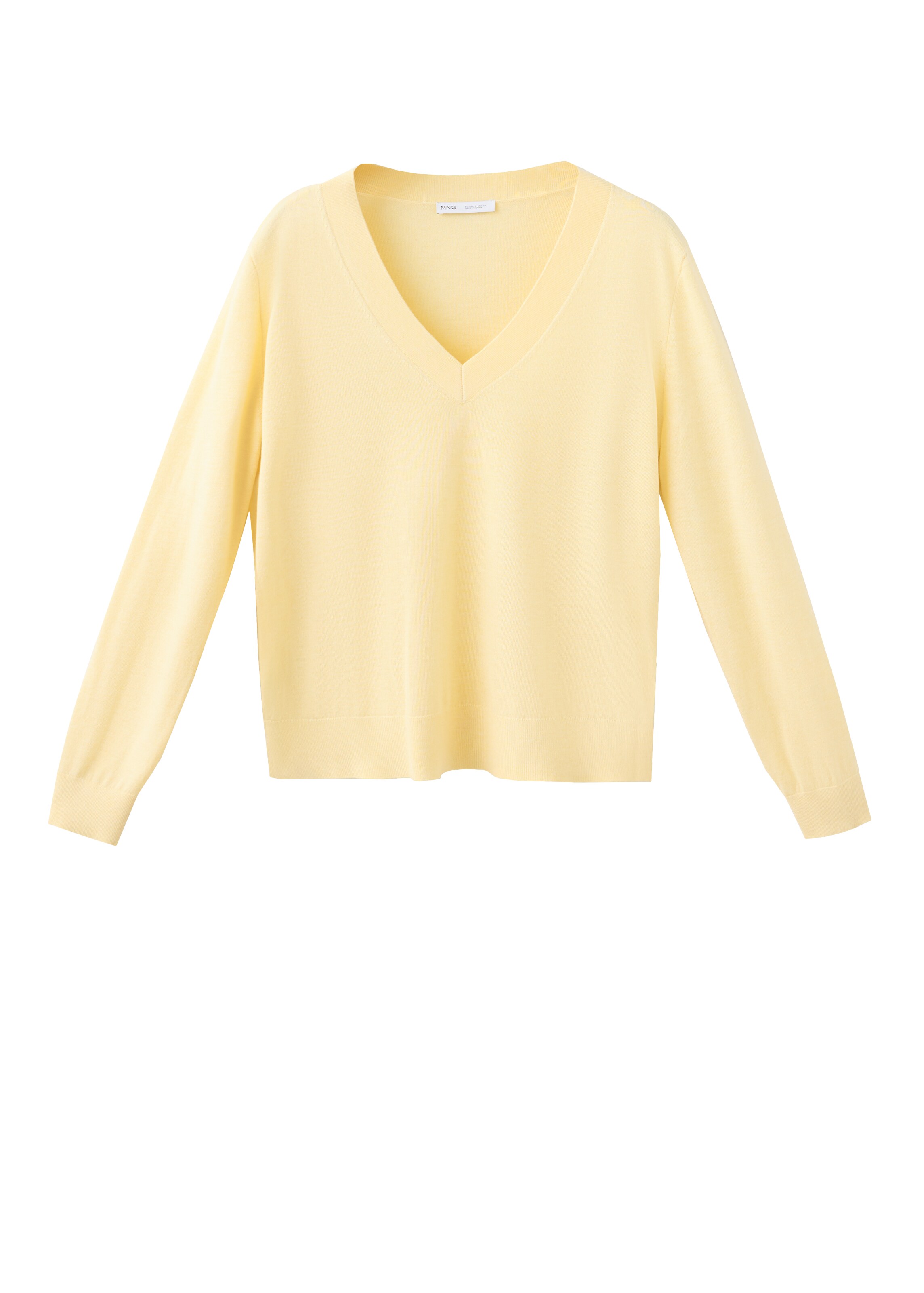 MANGO Pullover 'LUCCAV' in S in gelb, Produktansicht