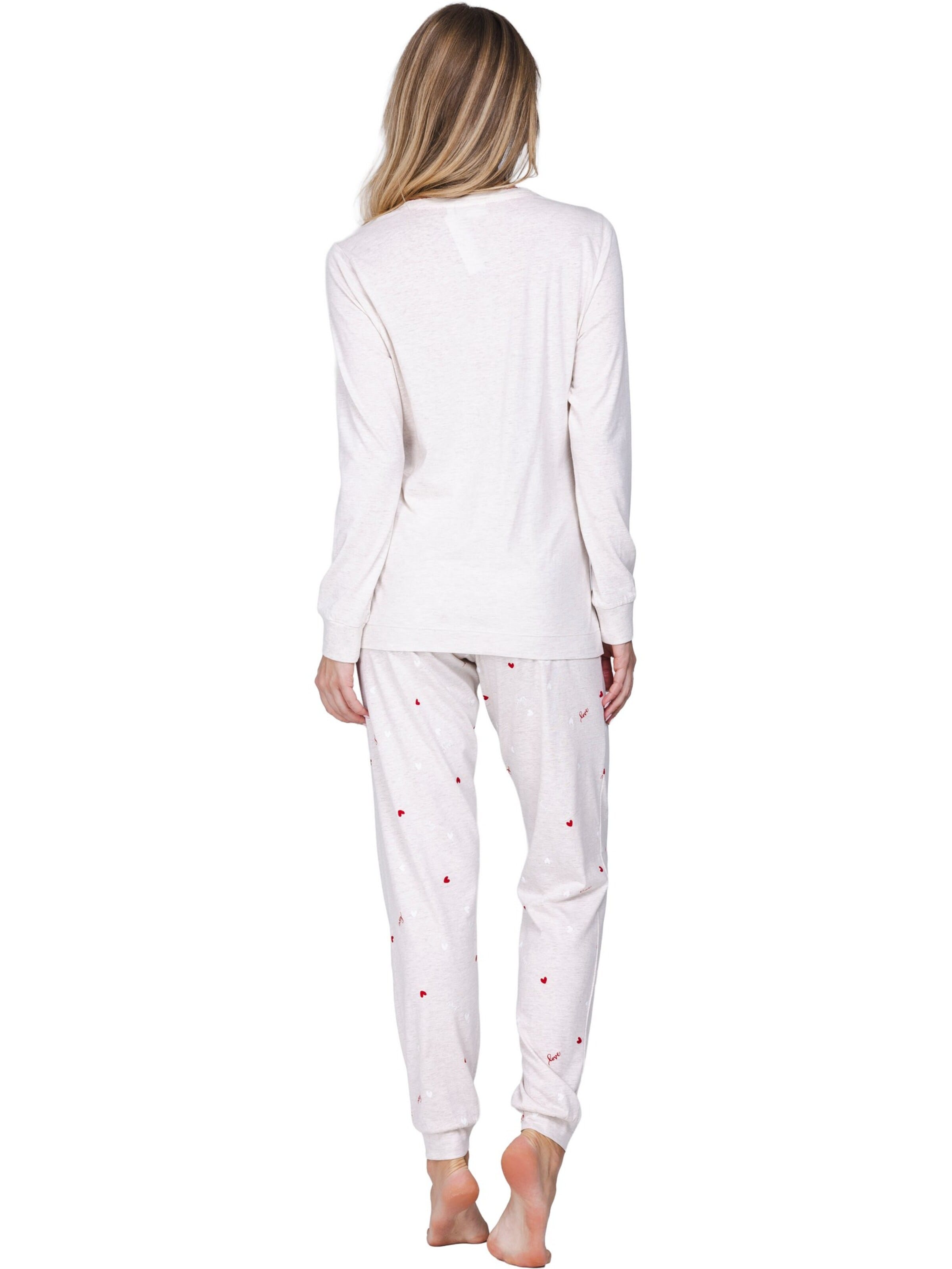 Rebelle Pyjama 'Endless Love' in Beige