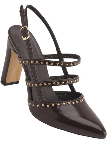 Limoya Slingback Pumps 'Mandy' in Brown: front