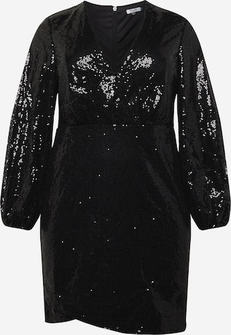 Chi Chi Curve Koktejlové šaty – černá: přední strana