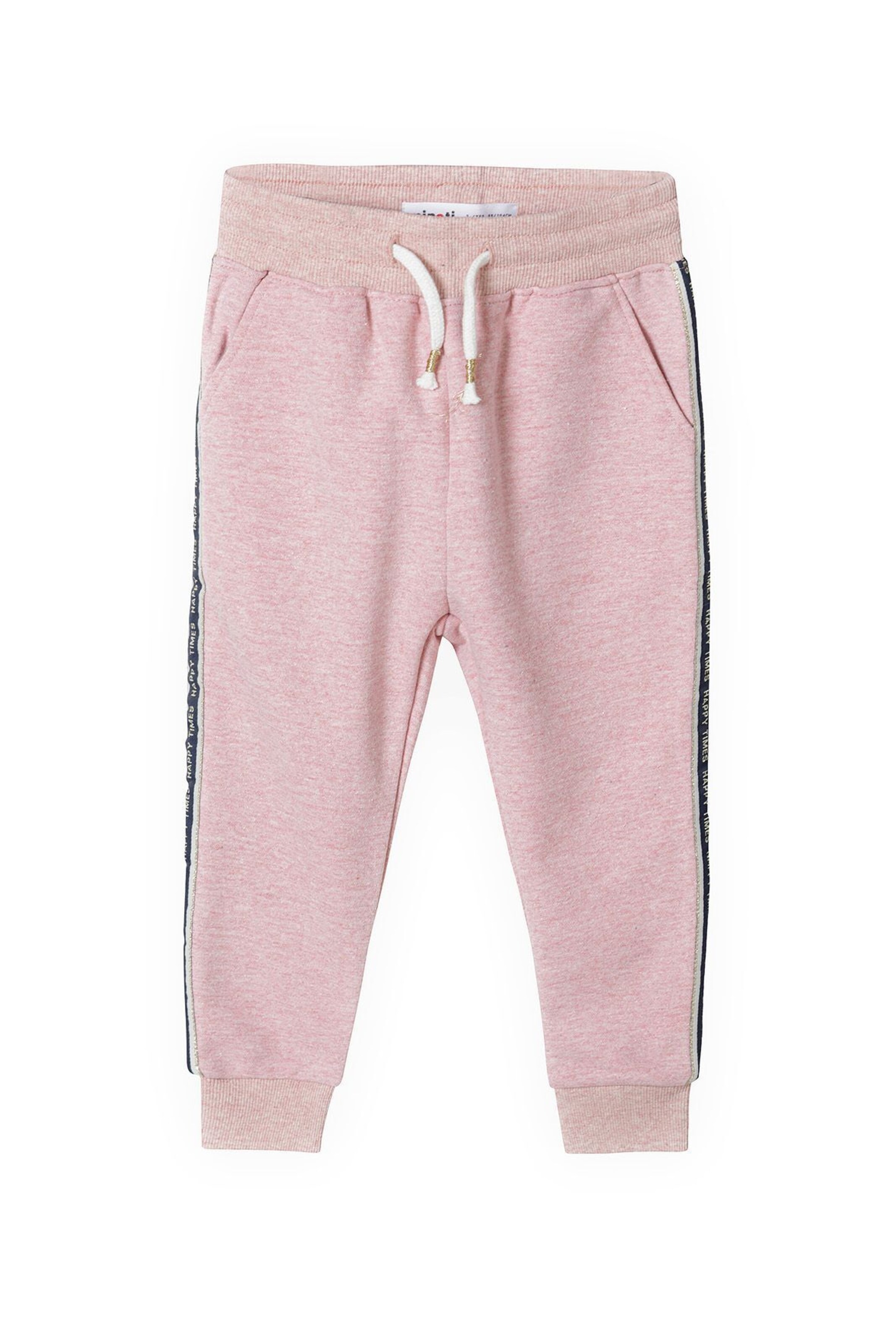 MINOTI Regular Broek in Roze: voorkant