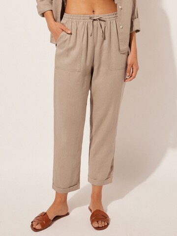 CALZEDONIA Regular Pants in Beige