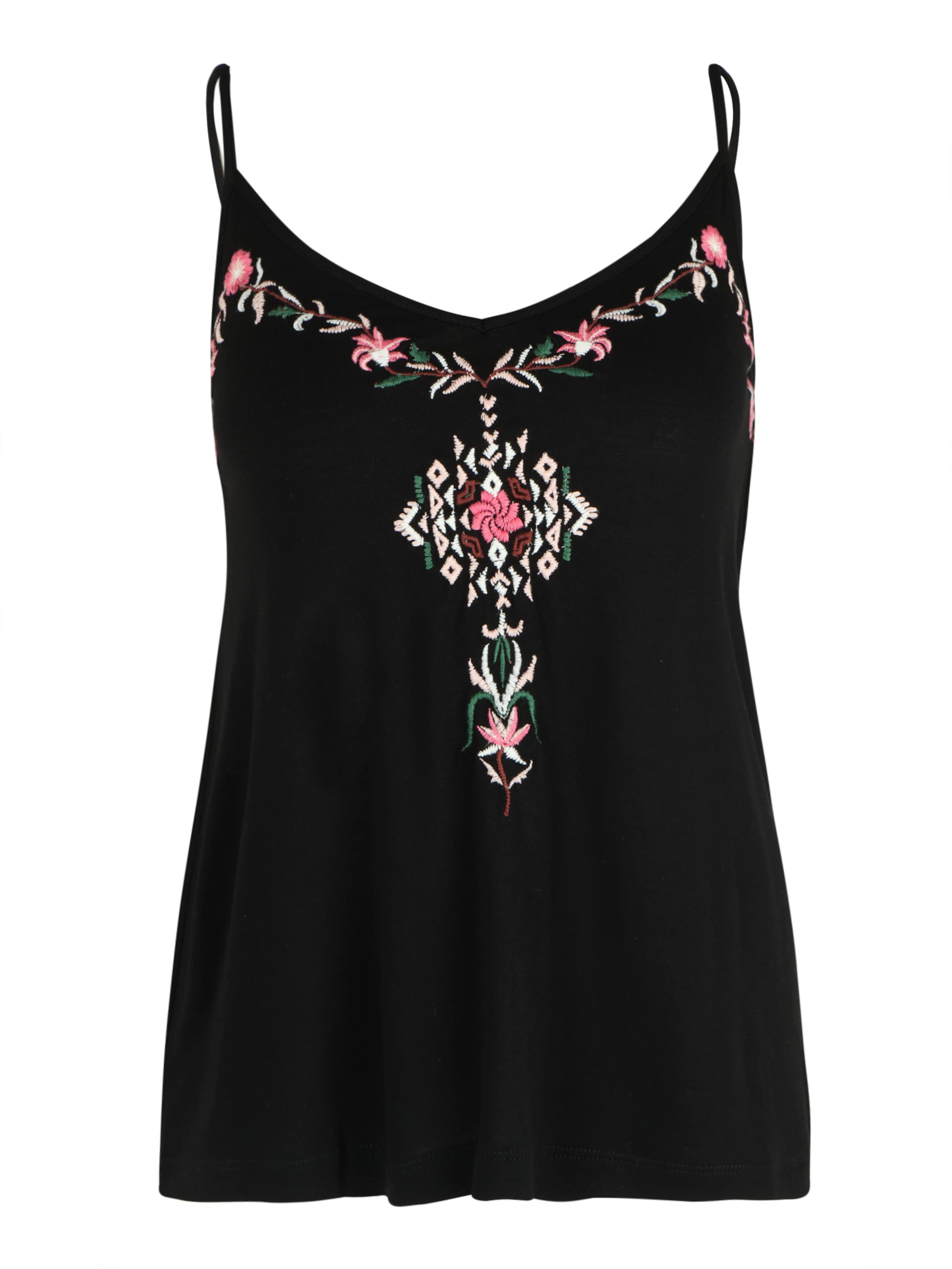 ABOUT YOU Топ 'Danai' в черно: отпред