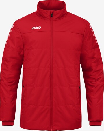 JAKO Athletic Jacket 'Team Coach' in Red: front