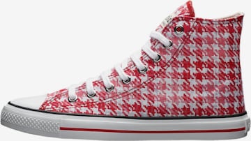 Baskets hautes 'White Cap' Ethletic en rose : devant