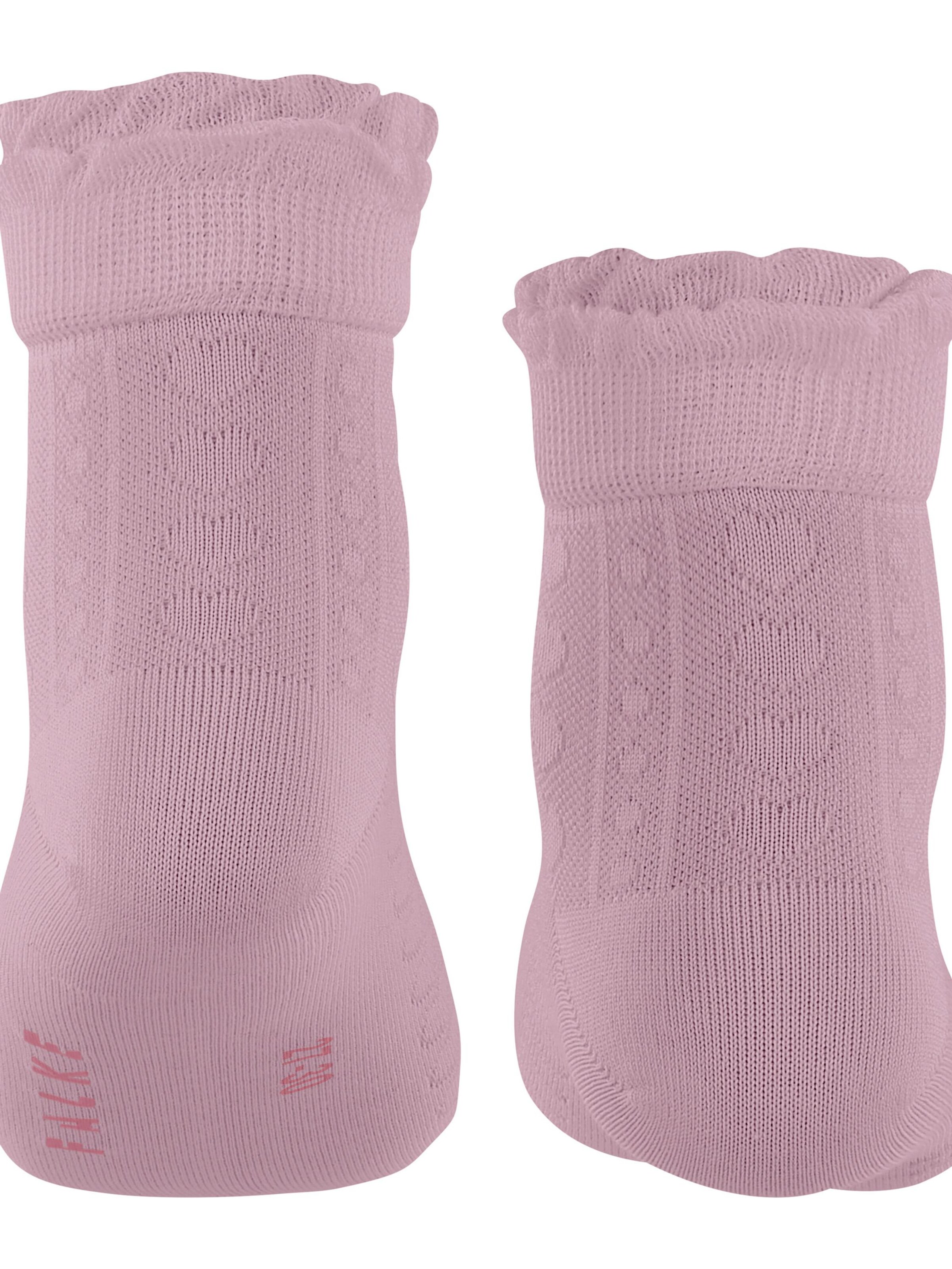 FALKE Socks 'Romantic Net' in Pink