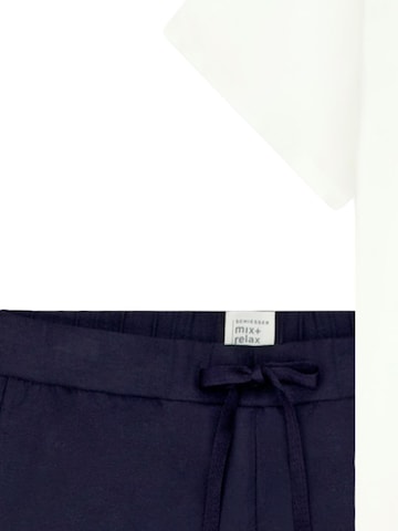 SCHIESSER Pajama 'Mix & Relax' in Blue