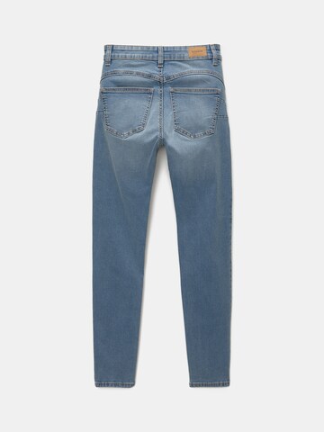 Pull&Bear Skinny Jeans in Blau