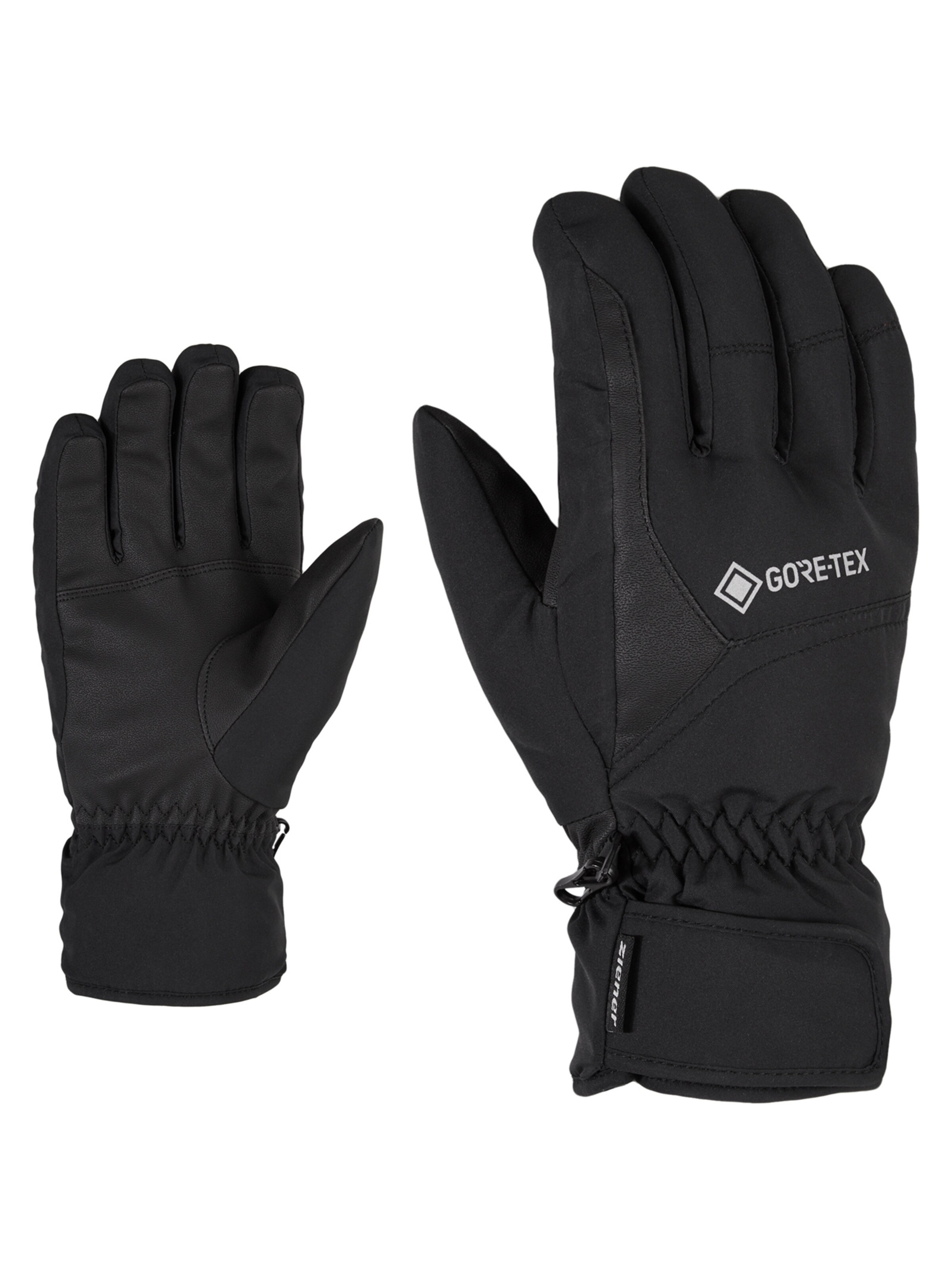 ZIENER Athletic Gloves 'Garwen' in Black: front