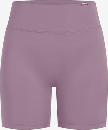 Pantalon de sport Smilodox en violet : devant