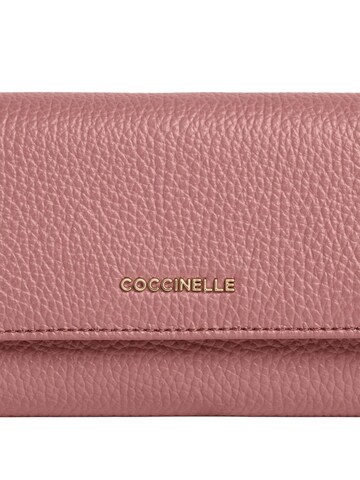 Coccinelle Wallet 'Metallic 1000m 1' in Pink