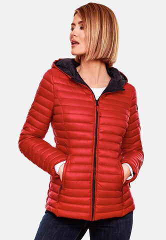 MARIKOO Between-Season Jacket 'Asraa' in Red: front