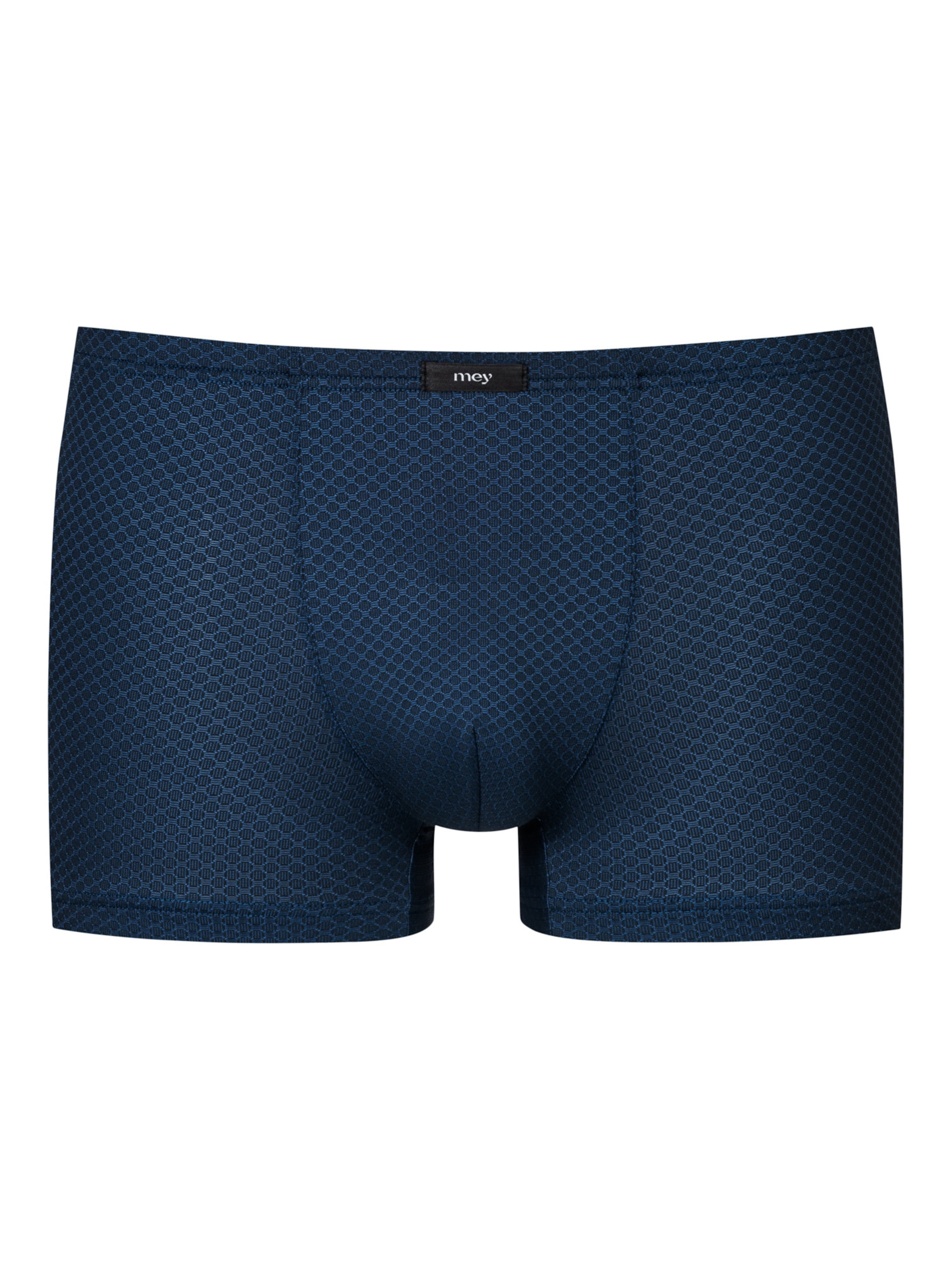 Mey Boxershorts  '  Dots ' in Blau: Vorderseite