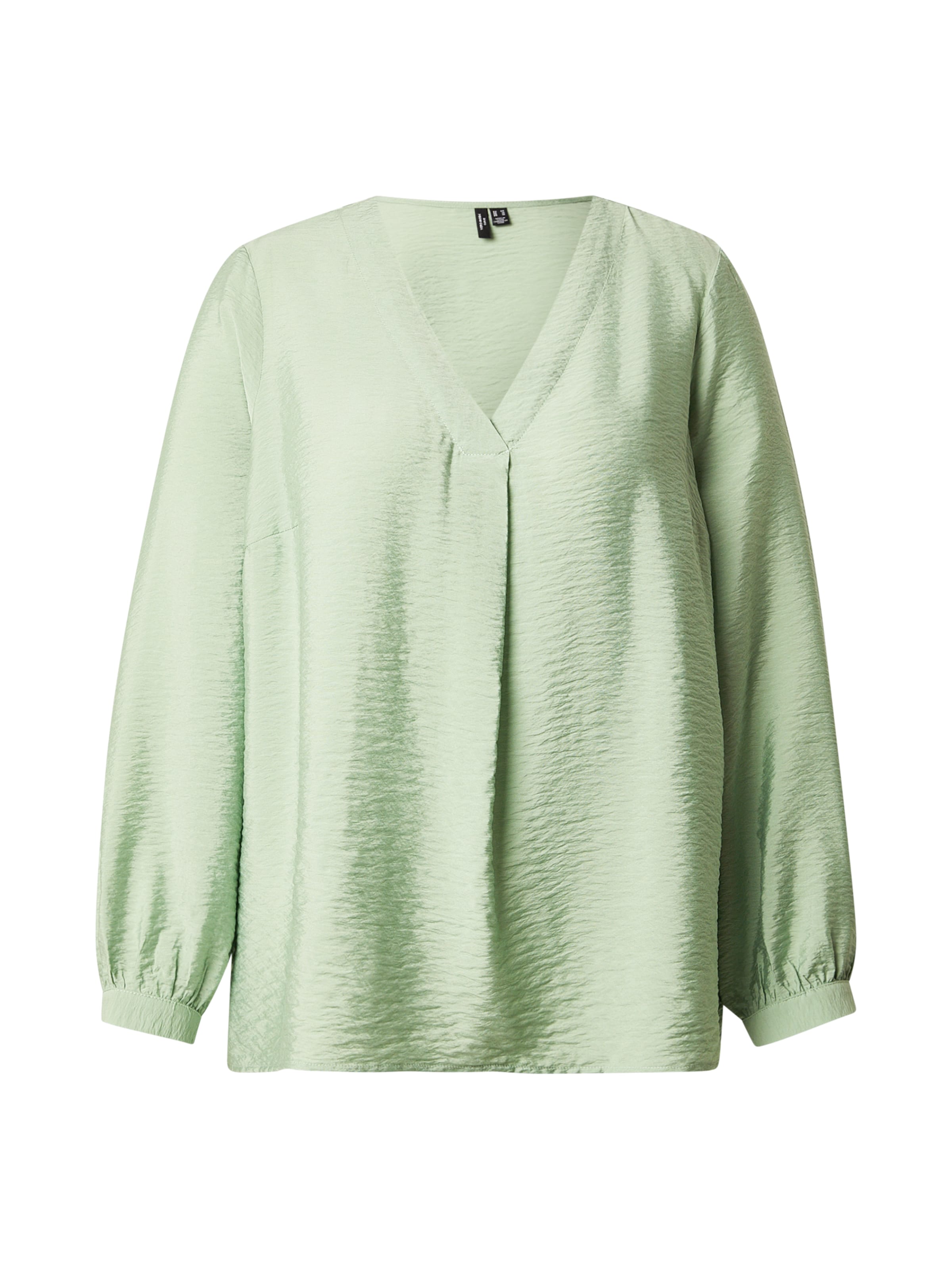 Camicia da donna 'VMCURLI' di Vero Moda Curve in verde: frontale