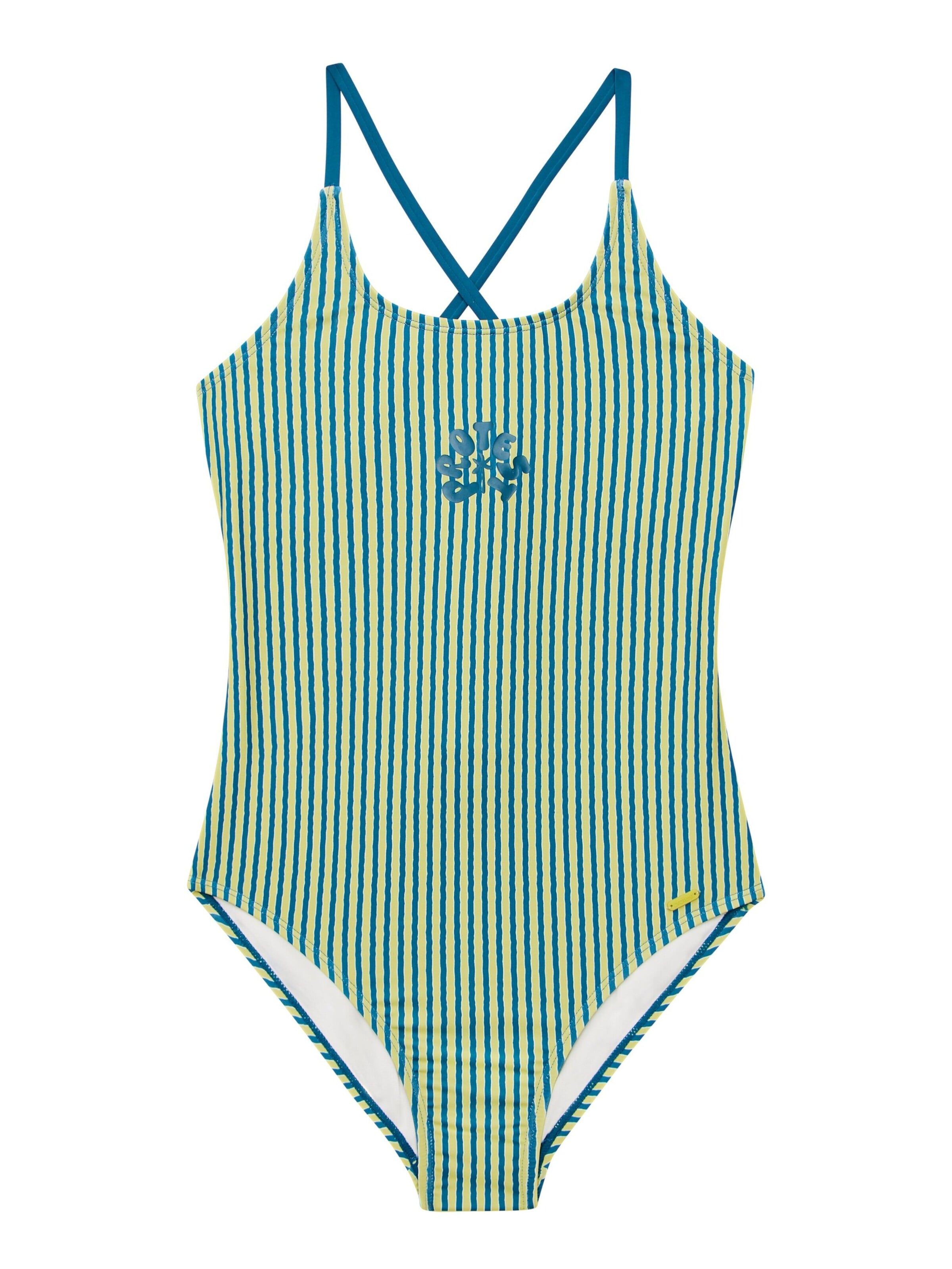 PROTEST Swimsuit 'PRTSavu JR' in Green: front