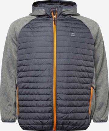 Jack & Jones Plus Tussenjas in Blauw: voorkant