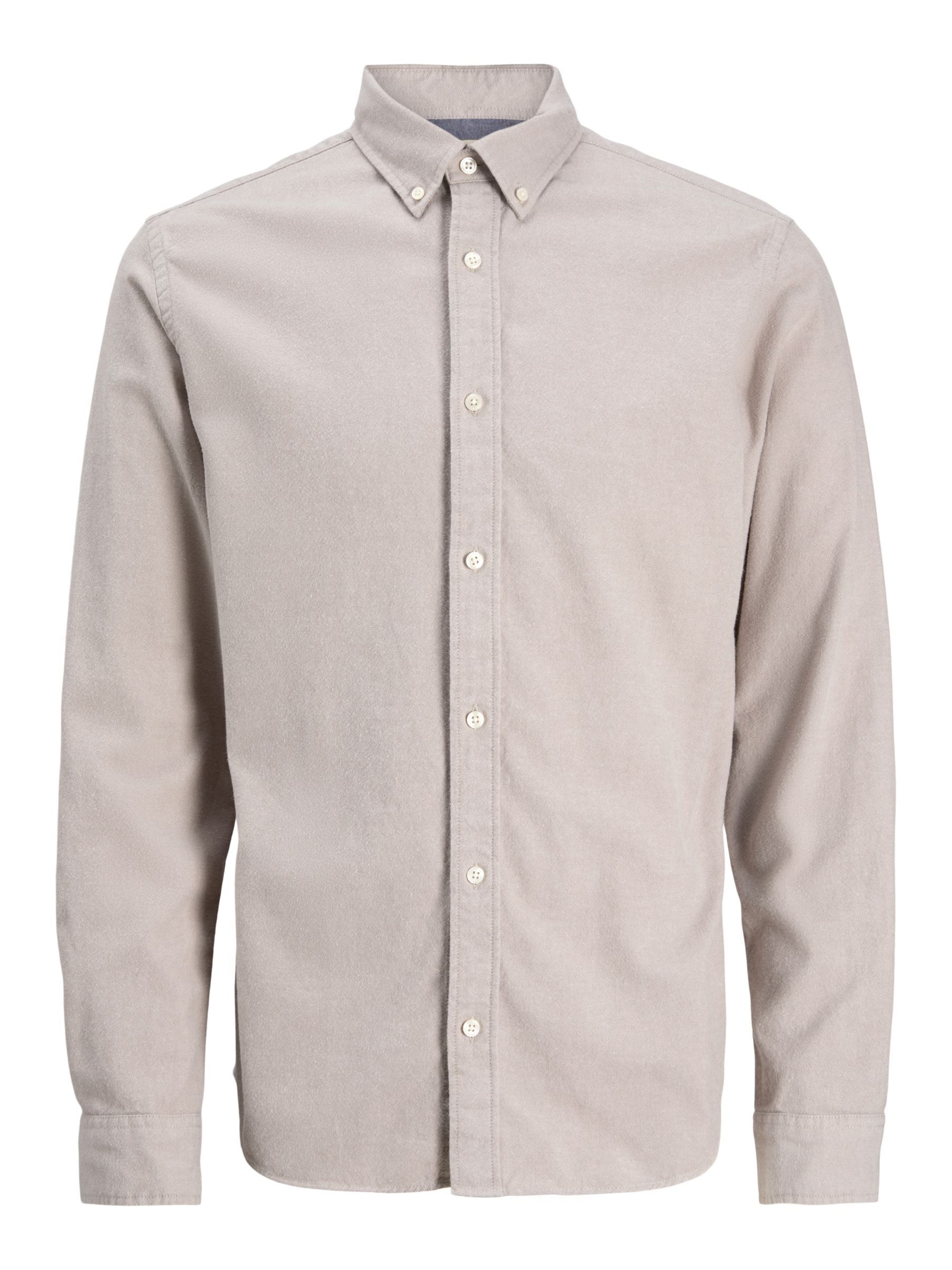 Jack & Jones Premium Regular Fit Skjorte 'JPRBLUBARKLEY' i grå: forside