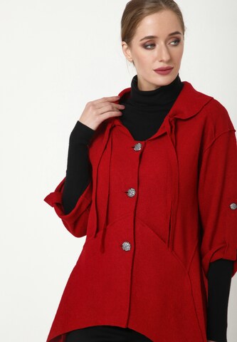 Madam-T Between-Season Jacket 'ERNESTA' in Red