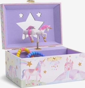 UNIQ BeautyOrganizator nakita 'UNIQ Smykkeskrin til børn med Musik Ballerina (Unicorn / Enhjørning) - Lyserød/Hvid' - bijela boja: prednji dio