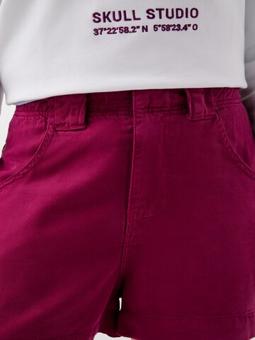 Scalpers Slimfit Kalhoty – pink