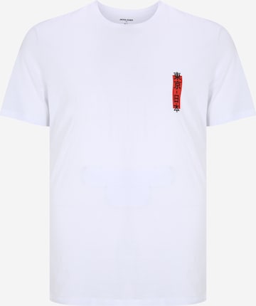 Jack & Jones Plus Shirt 'TOKYO' in White: front