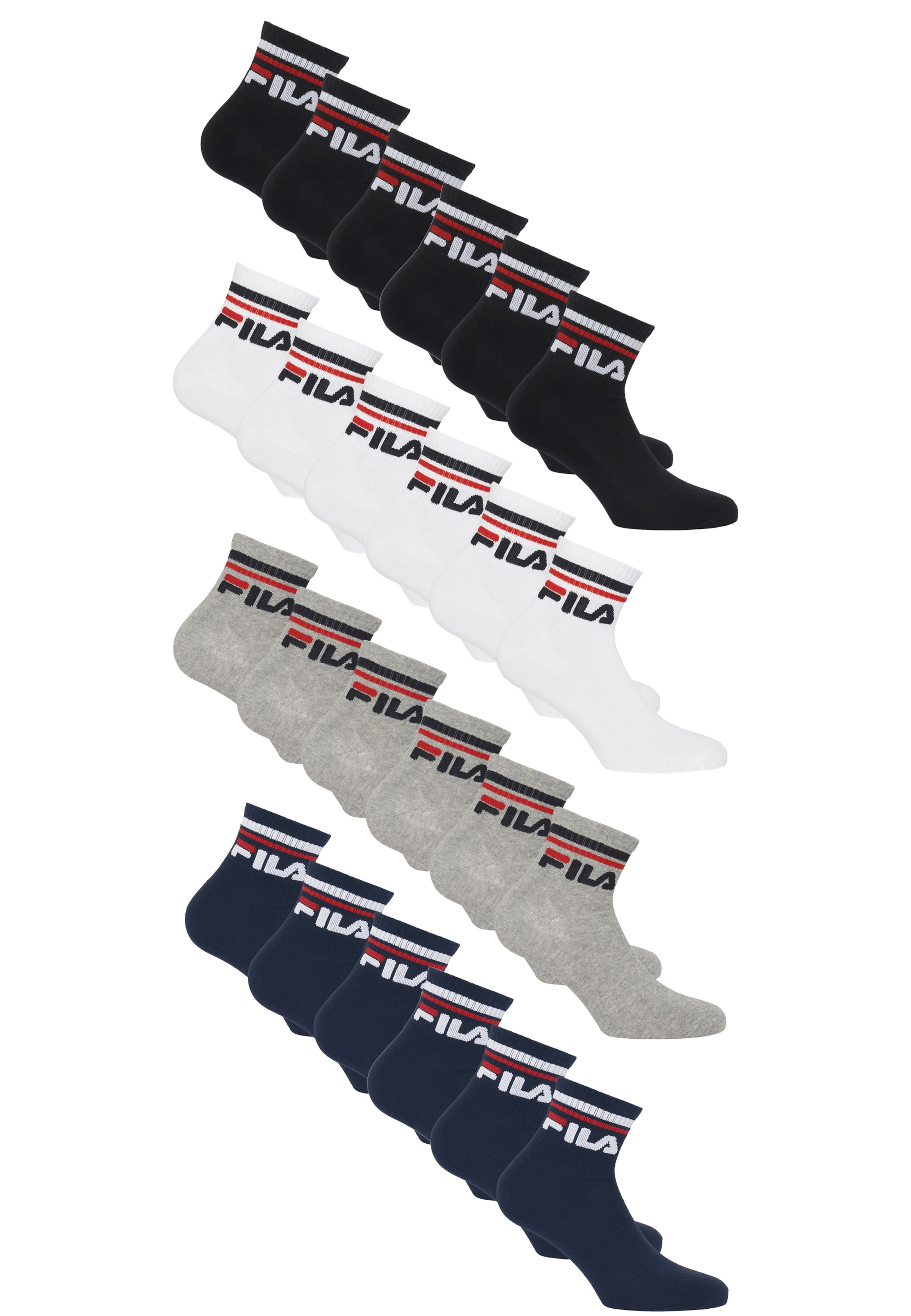 FILA Socken 24er Pack in Blau: Vorderseite