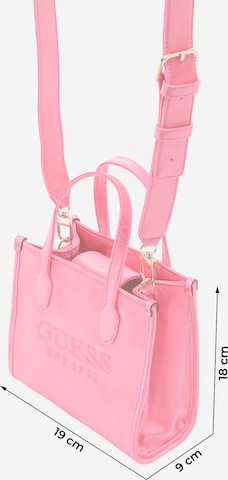 GUESS Τσάντα χειρός 'Silvana' σε ροζ
